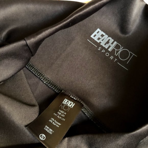 Beach Riot Sport Tiger Legging Black Size Small - Picture 7 of 7